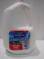 Количество сахара в Whole milk vitamin d