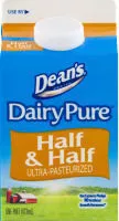 Jumlah gula yang masuk Ultra-Pasteurized Half & Half