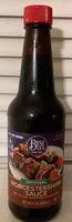 入っている砂糖の量 Worcestershire Sauce