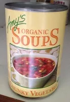 Jumlah gula yang masuk Organic chunky vegetable soup