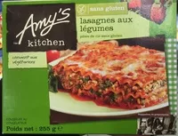 Sokerin määrä sisällä Lasagnes aux légumes, pâtes de riz sans gluten