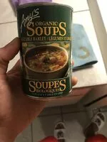 Sugar and nutrients in Organic soupe