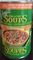 Zuckermenge drin Lentil Vegetable Organic Soup