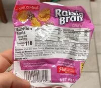 Suhkru kogus sees Raisin Bran Cereal