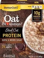 入っている砂糖の量 Instant oatmeal with flax seeds