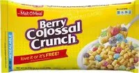 Suhkru kogus sees Berry colossal crunch cereal