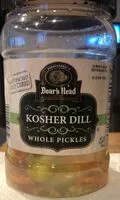 Amount of sugar in Kosher Dill Pickles