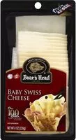 Amount of sugar in Pre-sliced baby swiss cheese