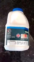 Jumlah gula yang masuk Whole British Milk