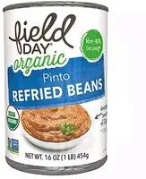 İçindeki şeker miktarı Field day, organic vegetarian refried beans
