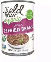 İçindeki şeker miktarı Field day, organic refried beans