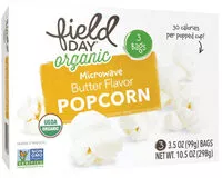 Amount of sugar in Microwave Butter Flavor Popcorn