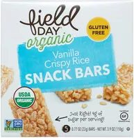 Amount of sugar in Vanilla Crispy Rice Snack Bars