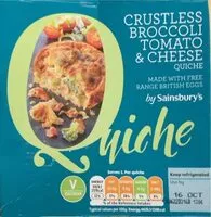 Jumlah gula yang masuk Crustless broccole tomato & cheese quiche