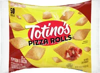 Jumlah gula yang masuk Pizza rolls pepperoni seasoned pork