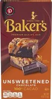 İçindeki şeker miktarı Unsweetened Chocolate Baking Bar