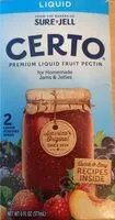入っている砂糖の量 Premium Liquid Fruit Pectin