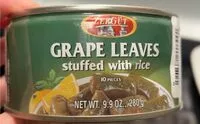 Suhkru kogus sees Grape leaves stuffed with rice