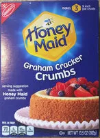 含糖量 Nabisco honey maid graham cracker crumbs supermix 1x13.5 oz