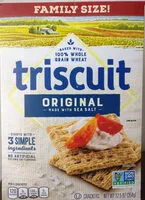 糖質や栄養素が Triscuit