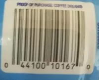 İçindeki şeker miktarı Coffee Dream creamer