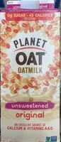 İçindeki şeker miktarı Unsweetened Original Oatmilk