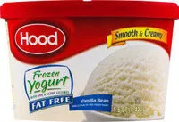 Jumlah gula yang masuk Hood fat free frozen yogurt vanilla bean