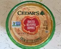 Amount of sugar in Roasted red pepper hummus