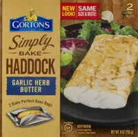 Количество сахара в Simply bake haddock garlic herb butter fish fillets