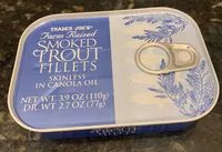Zuckermenge drin Farm Raised Smoked Trout Filets