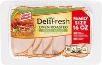 Suhkru kogus sees Deli fresh sliced oven roasted turkey breast