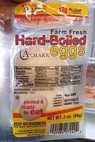 Suhkru kogus sees Hard boiled  eggs