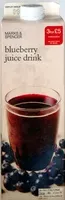 入っている砂糖の量 Blueberry Juice Drink