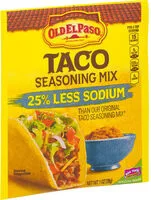 Amount of sugar in Less sodium taco seasoning