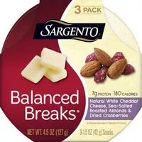 Sokerin määrä sisällä Balanced breaks white cheddar-sea salted roasted