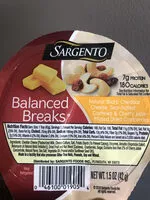 Sugar and nutrients in Sargento