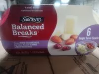 含糖量 Natural White cheddar cheese, sea-salted roasted Almonds & Dried Cranberries balanced break