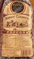 入っている砂糖の量 Popcorn purple