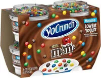 İçindeki şeker miktarı Yocrunch m&m's vanilla low fat yogurt