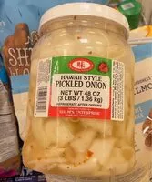 चीनी की मात्रा Hawaii Style Pickled Onion