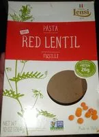 Sugar and nutrients in Pasta lensi