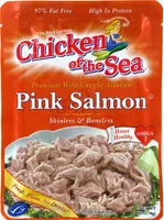 Zuckermenge drin Skinless and boneless salmon pouch