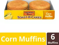 Sokerin määrä sisällä Corn Muffins