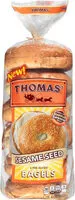 Sokerin määrä sisällä Sesame seed bagels