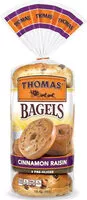 Sokerin määrä sisällä Cinnamon Raisin Bagels
