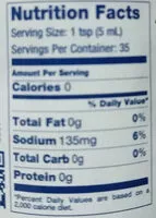 Sugar and nutrients in Baumer foods inc