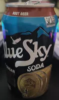 Zucker und Nährstoffe drin Blue sky natural beverage co