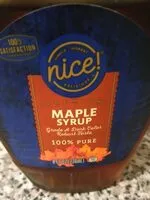 İçindeki şeker miktarı Pure Maple Syrup