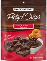 İçindeki şeker miktarı Thin, crunchy pretzel snacks