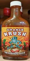 चीनी और पोषक तत्व Orange krush